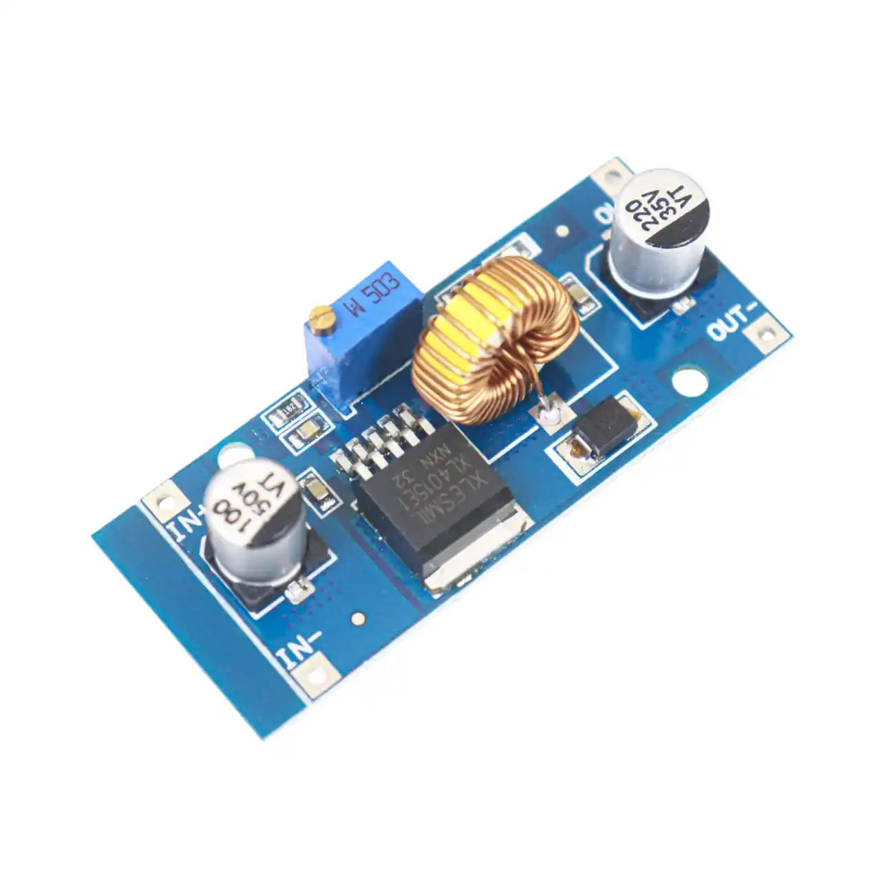 XL4015 Step-Down Adjustable Power Supply Module 4-38V 5A – High Efficiency, Low Ripple DC-DC Converter  - Price in Bangladesh